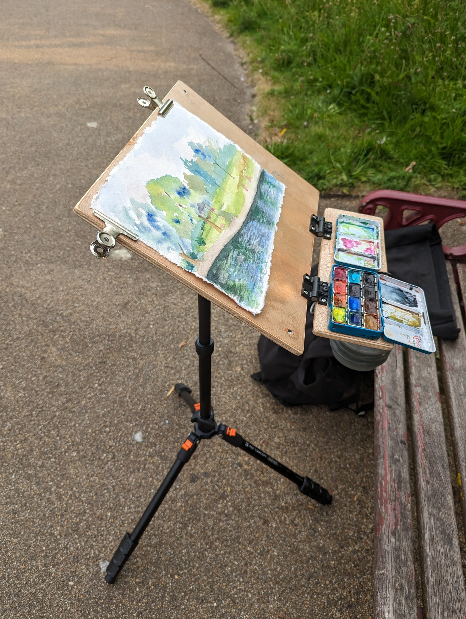 Creativity in a Busy Life, urban Sketching in Liverpool with Gurney Easel