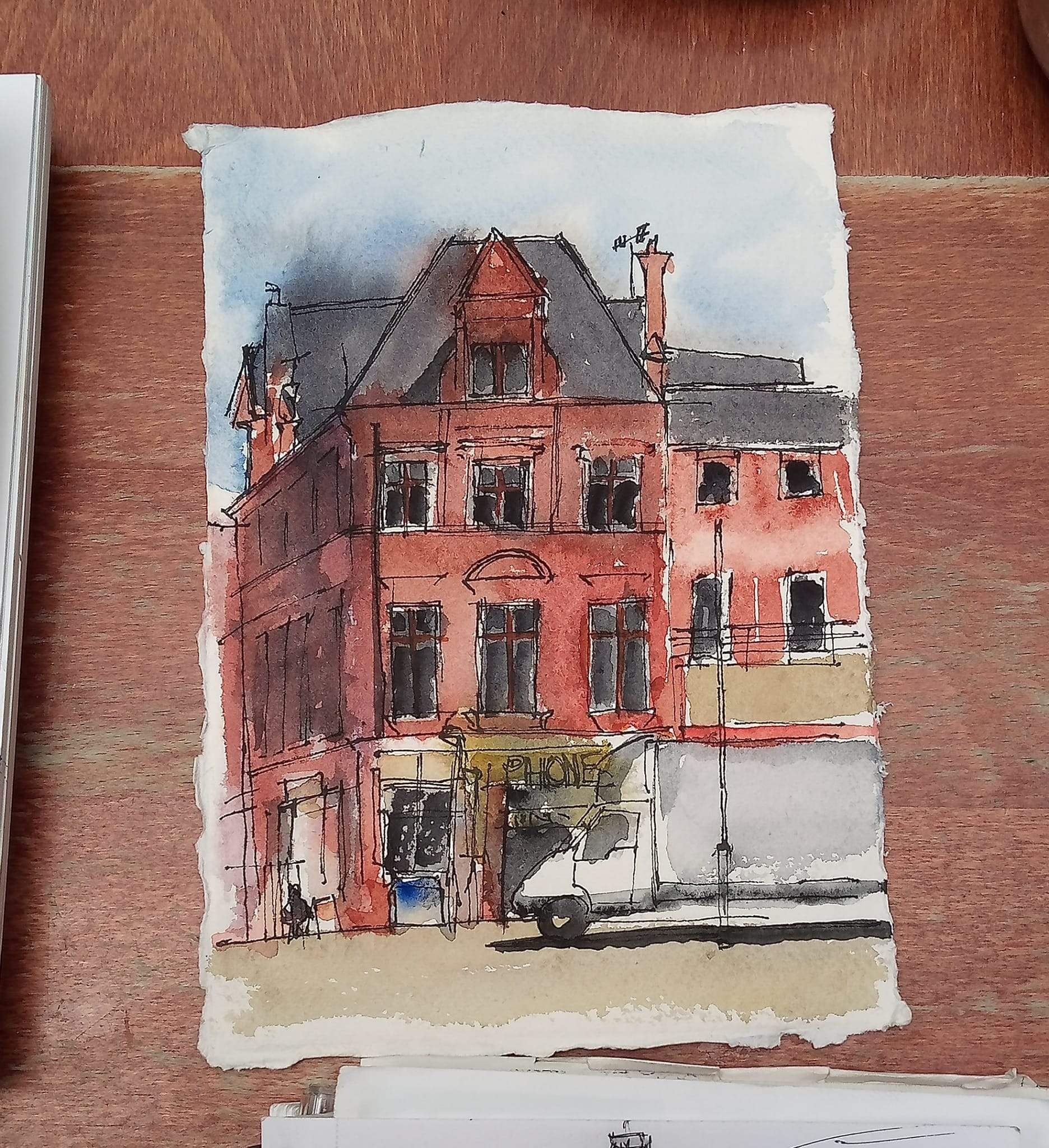 Enhancing depth and Perspective in urban sketching tips with Downtown urban sketchers in Liverpool